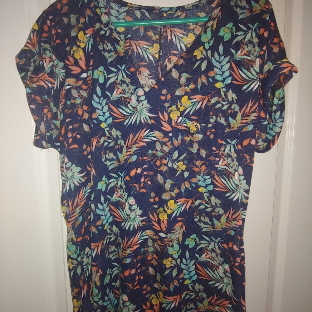 Dept 222 flower shirt